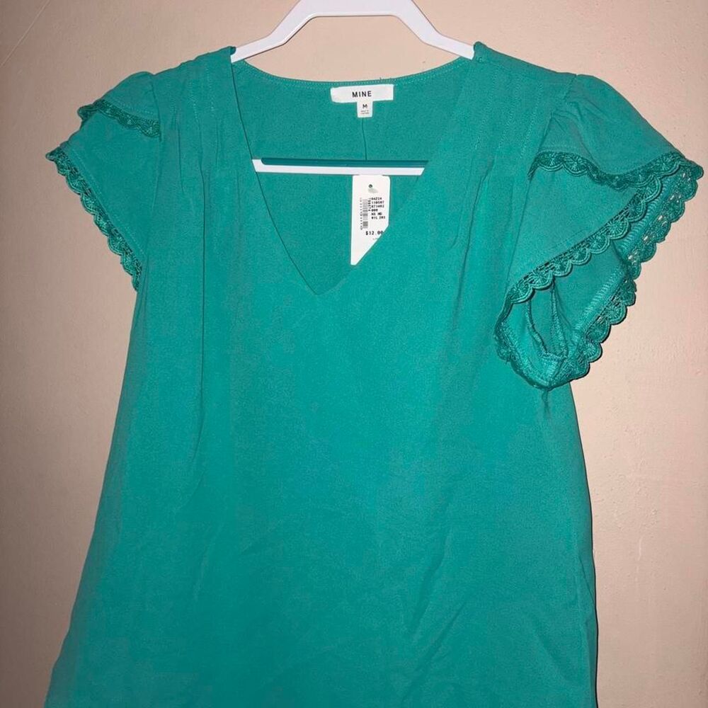 Unbranded Women's Green and Blue Blouse